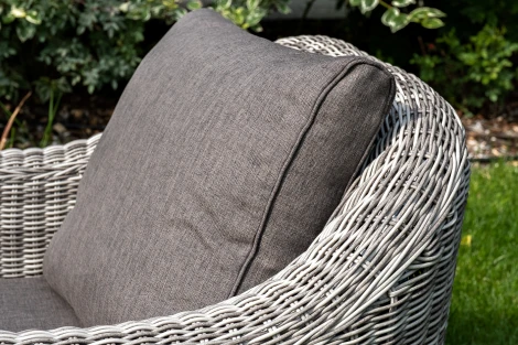 Кресло из искусственного ротанга, цвет серый 4SIS Фабриция YH-C1216W-1 gray