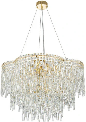 Подвесная люстра 12041/16P Gold Indigo Carletti V000445 (220V, на тросе)