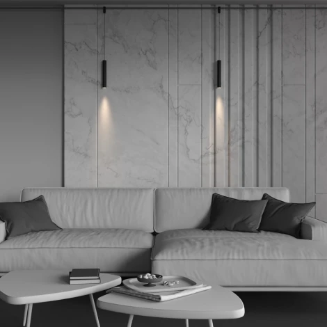 Трековый светильник с гибким неоном магнитный 5W 48V Maytoni Skim TR210-1-5W3K-M-B (LED, круглые)