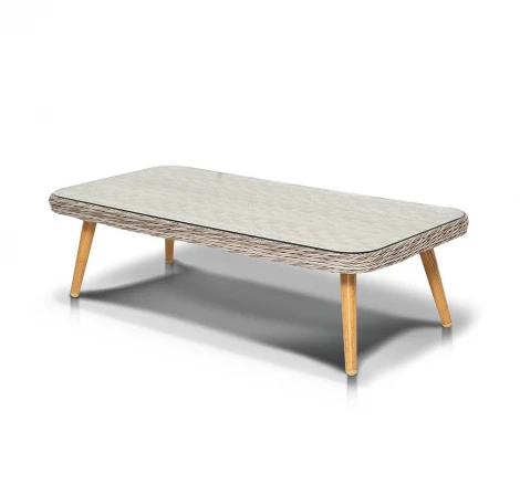 Столик журнальный из ротанга, цвет бежевый 4SIS Прованс YH-SYH272W-T beige