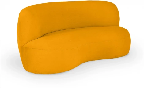 Диван Patti 1900 ОГОГО (арт.860168), (Мех/Оранжевый)