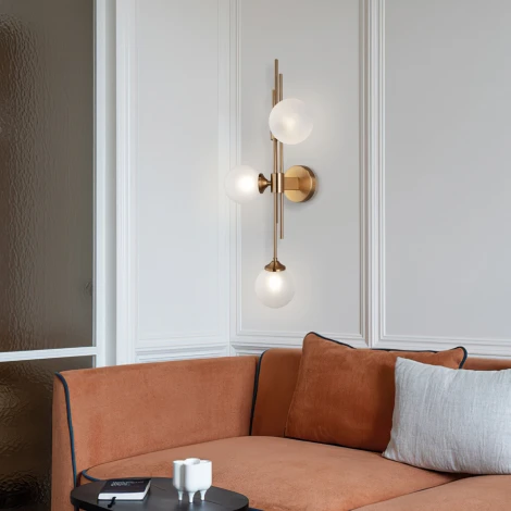 Бра Eurosvet Volver 50383/3 латунь (220V, шар)