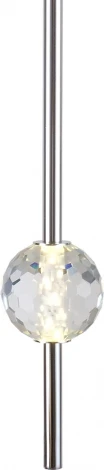 Подвесной светильник (11066/1P Chrome) Indigo Ciondolo V000171L (LED, 220V, на проводе, шар)