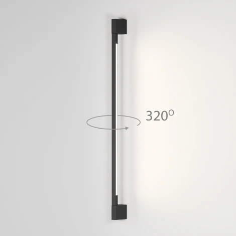 Настенный уличный светильник светодиодный Elektrostandard Argos 35122/D черный (220V, IP54)