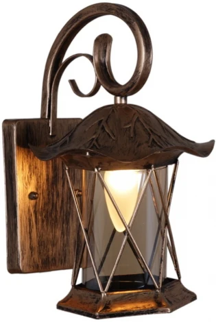 Настенный фонарь уличный Reluce 08281-9.2-001U BKG