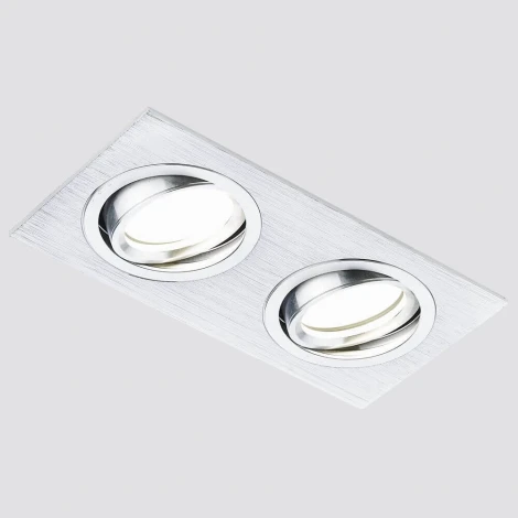 Встраиваемый точечный светильник Ambrella Classic Aluminium A601/2 AL (220V)