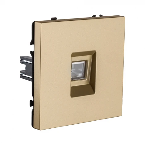 Розетка Ethernet RJ45 золотой Kollinger Eclipse EC-017GD
