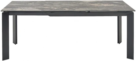 Стол M-City CREMONA 140 KL-176, итальянская керамика/ черный каркас