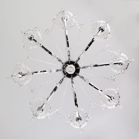 Подвесная люстра Eurosvet 3188 3188/8 хром Strotskis