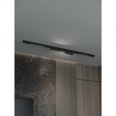 Трековая система в сборе накладная однофазная 48V Hesby Lighting ElDeko HSBL_kompl_E007_NI2B3K