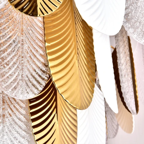 Подвесная люстра листья Cloyd Bonga 10952 (220V, на цепи, листья)