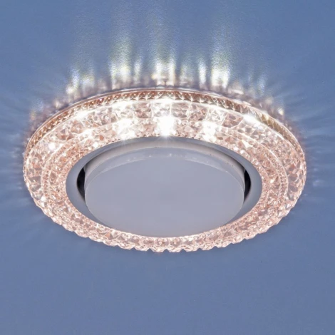 Встраиваемый точечный светильник Elektrostandard 3030 GX53 PK розовый