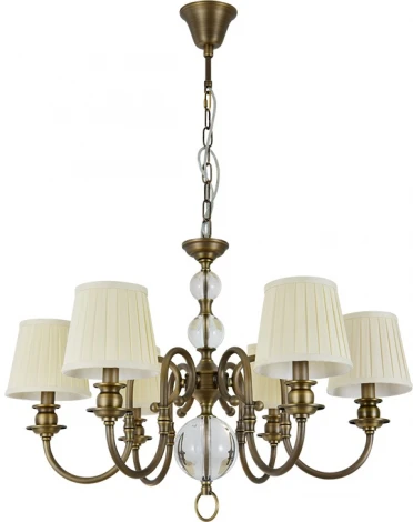 Подвесная люстра Newport 3100 3106/C black brass без абажуров (220V, на цепи)