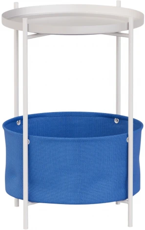 Журнальный стол LAVARIS Элдэй CUBA DEEP SEA(ярко синий)/белый муар 6238440805