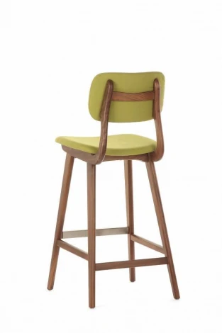 Барный стул Civil 2 Зеленый ткань