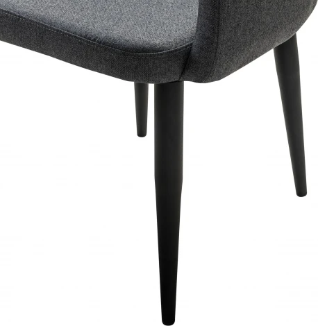 Кресло Ledger темно-серый/черный R-Home арт.410124130h_Dark grey_черный