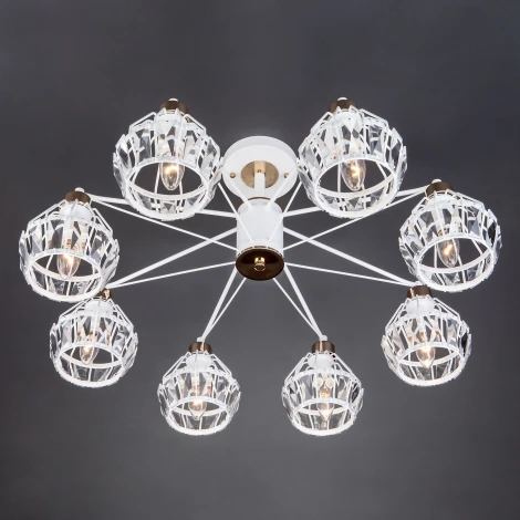 Потолочная люстра Eurosvet Lord 70075/8 белый (220V)