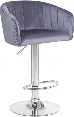 Стул барный DARCY (серый велюр (1922-19))