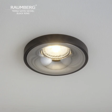Встраиваемый светильник Raumberg TerraSNi\Bk Satin Nickel\Black
