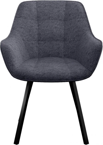 Стул DikLine 252 М поворотный, NS13 GRAPHITE, ножки черные арт.00-00073388