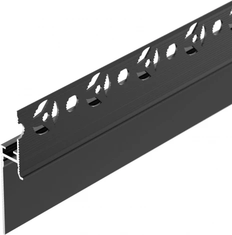 Профиль PLINTUS-FANTOM-H35-2000 BLACK (Arlight, Алюминий) 043665