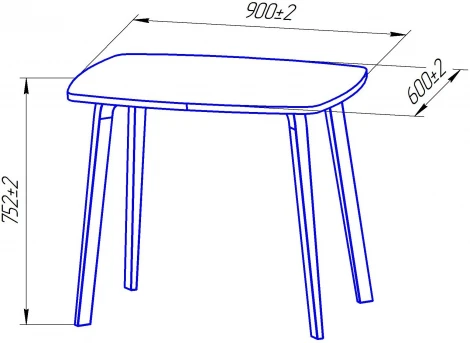 Стол ТДК Эра 90, белый