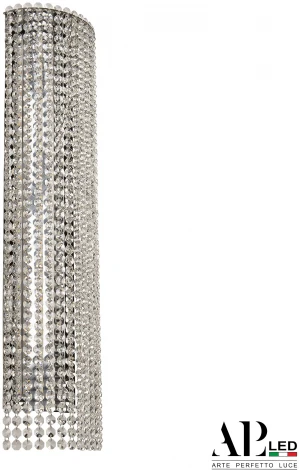 Бра светодиодное APL LED Sicilia SH500.B5.20-70.A.Ni.4000 (220V, хрусталь)