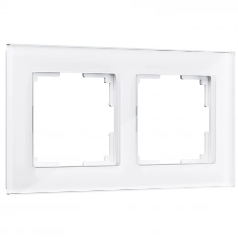Рамка на 2 поста Favorit (белый,стекло) Werkel W0021101 (a051193)