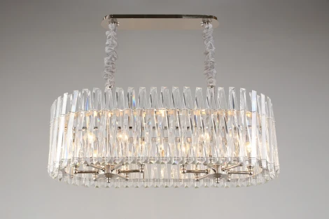 Подвесная люстра Aployt Verene APL.808.03.12 (220V, хрусталь, на цепи, свеча)