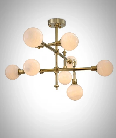 Потолочная люстра на штанге Mizi'en Lizze MZ121730-8-1040 (220V, шар)