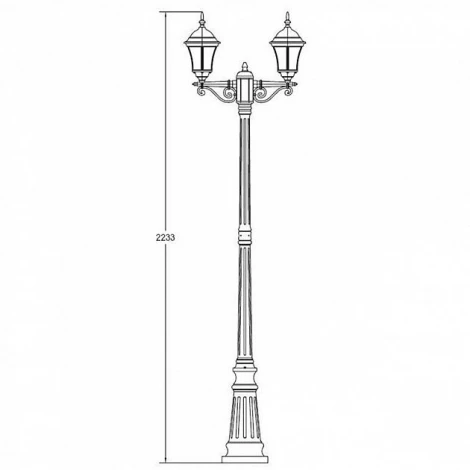 Наземный фонарь Oasis Light 91309S A Gb