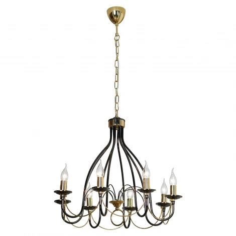 Подвесная люстра Lussole Loft Todi GRLSA-4613-08 (220V, на цепи, свеча, IP21)