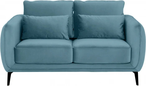 Диван Amsterdam двухместный ОГОГО (арт.342690), (Ткань/Голубой)