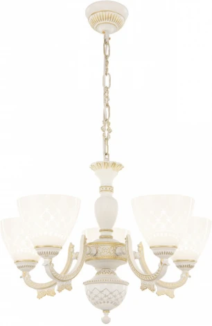 Подвесная люстра Arte Milano AM343837 343837/5 WT+G (220V, на цепи)