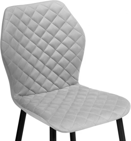 Стул Notta на металлокаркасе Софи светло-серый / черный 516576