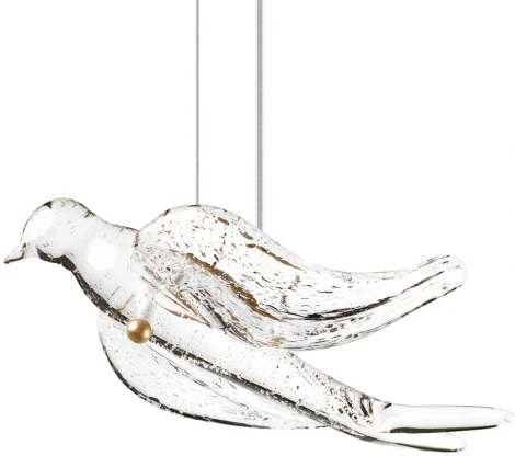 Подвесной светильник Loft It Voa 10378P (LED, 220V, на тросе, птички)