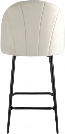 Стул полубарный Stool Group Логан велюр бежевый УТ000035469