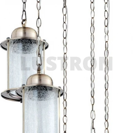Подвесной светильник N-Light 828 828-05-52 красное дерево+бронза