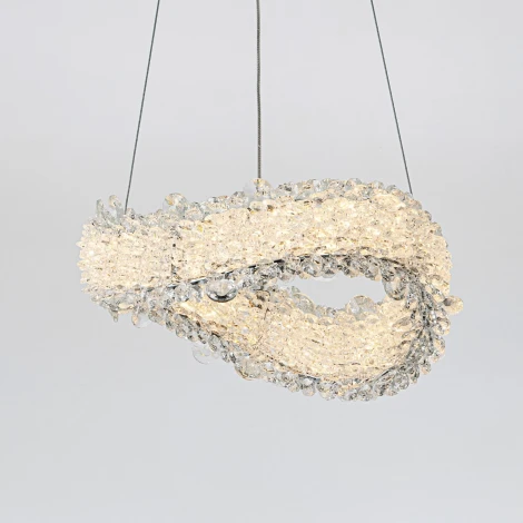 Подвесной светильник светодиодный хрустальный с регулировкой цветовой температуры и яркости Modelux MODESTYLE MS.5003.300 CR