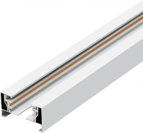 Накладной шинопровод однофазный металл/медь, белый, 1 метр Escada Prima ESTR10002