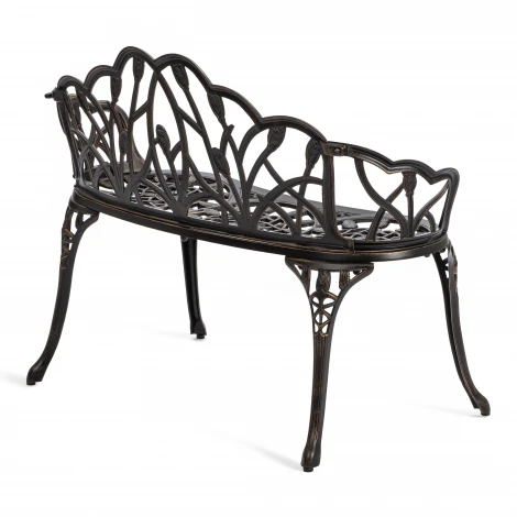 Скамья Secret de Maison Strauss (Штраус) алюминиевый сплав, 99хх56х76см, бронзовый Tetchair 11703