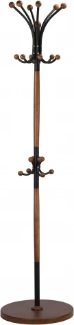 Вешалка напольная Д 1 черный/ средне-коричневый от фабрики Mebelik