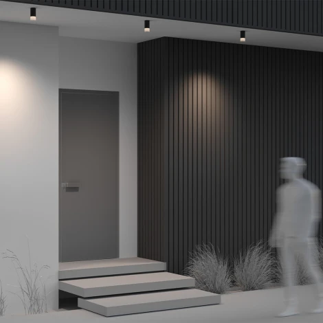 Потолочный уличный светильник LED IP65 Maytoni Ember O499CL-L5B3K (220V, круглые)