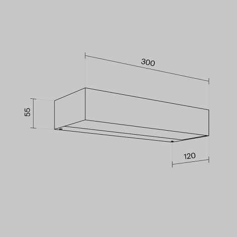Уличный настенный светильник  Maytoni Lot O428WL-L10W3K (LED, 220V, IP65)