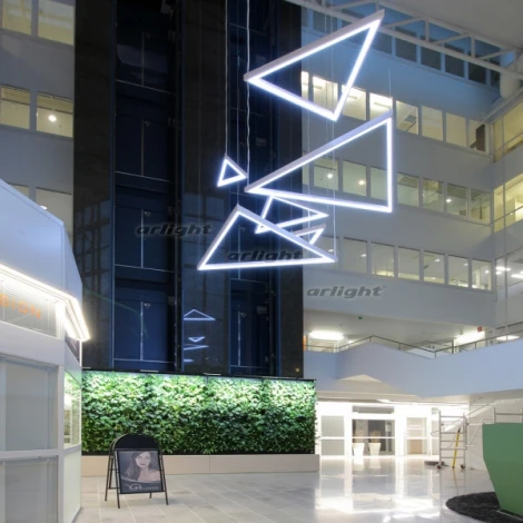 Профиль KLUS-P45-2000 ANOD (Алюминий) 020898 Arlight