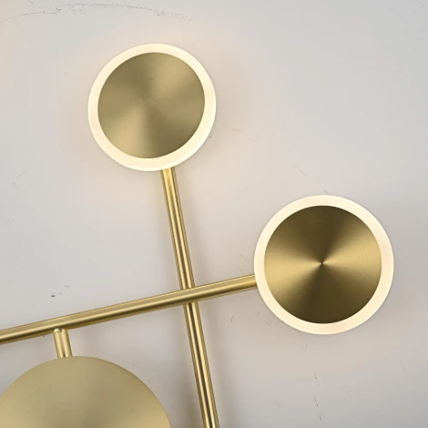 Настенный светильник Wi-Fi Zingy E Brass ImperiumLoft Zingy01 (LED, 220V, пульт управления)