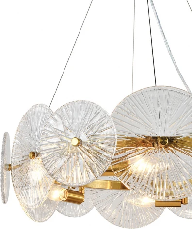 Подвесной светильник (12021/6P Brass) Indigo Miele V000604 (220V, на тросе, круглые)