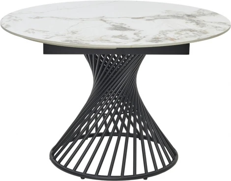 Стол M-City BUENO 120 GLOSS GOLDEN JADE SOLID CERAMIC / BLACK