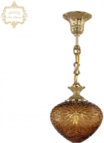 Подвесной светильник Art Classic 34.00 34.003P.18.G.Amber.H-1A