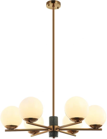 Потолочная люстра на штанге Stilfort Sharo 2150/05/06P (220V, шар)